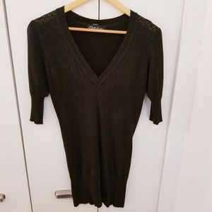 3/$45 | Seduction | Black Long Sweater Shirt